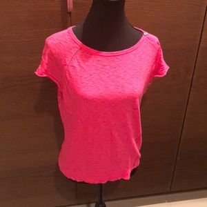 Zadig & Voltaire Cap Sleeve Hot Pink Light Sweater